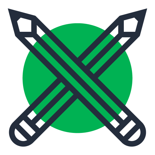 Projektowanie i design - logo ołówków